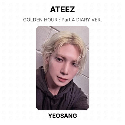 ATEEZ GOLDEN HOUR : Part.4 DIARY VER. Official Photocard