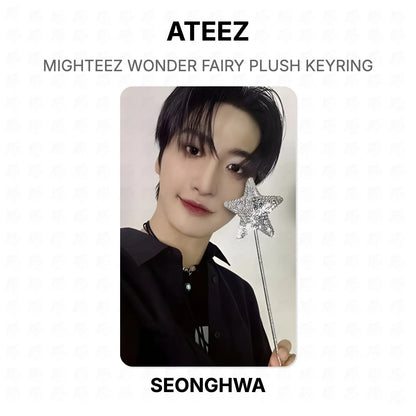 ATEEZ MIGHTEEZ WONDER FAIRY PLUSH KEYRING Official Photocard