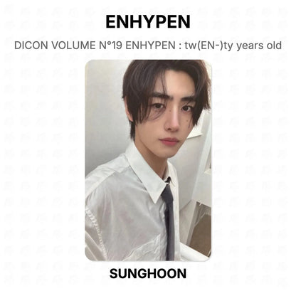 ENHYPEN DICON VOLUME N°19 ENHYPEN : tw(EN-)ty years old Official Photocard