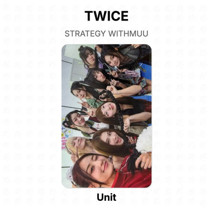 TWICE STRATEGY WITHMUU Official Photocard