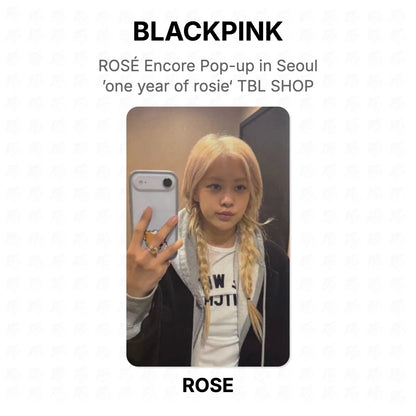 BLACKPINK ROSÉ Encore Pop-up in Seoul ’one year of rosie‘ TBL SHOP Official Photocard