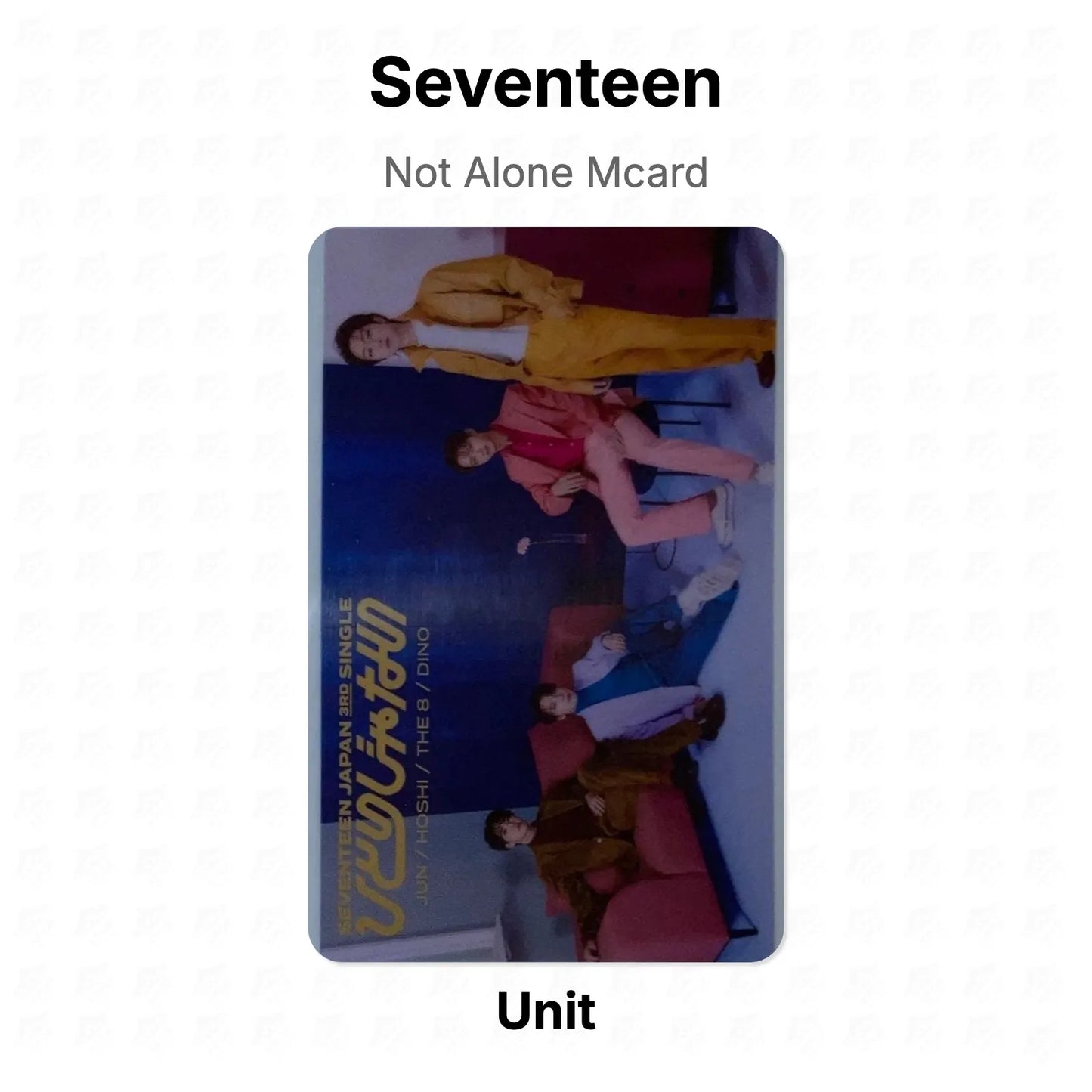 Seventeen Not Alone Mcard Official Photocard