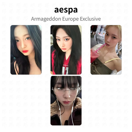 aespa Armageddon Europe Exclusive Official Photocard