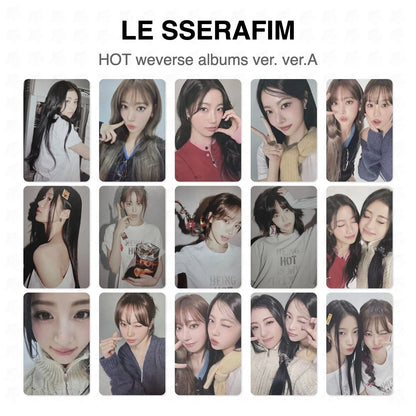 LE SSERAFIM HOT weverse albums ver. ver.A Official Photocard