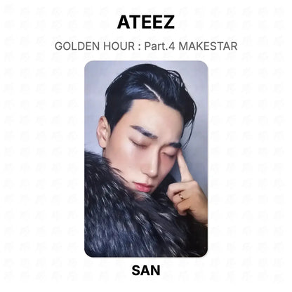 ATEEZ GOLDEN HOUR : Part.4 MAKESTAR Official Photocard