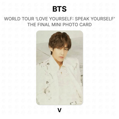 BTS WORLD TOUR ‘LOVE YOURSELF: SPEAK YOURSELF’ THE FINAL MINI PHOTO CARD photocard oficial