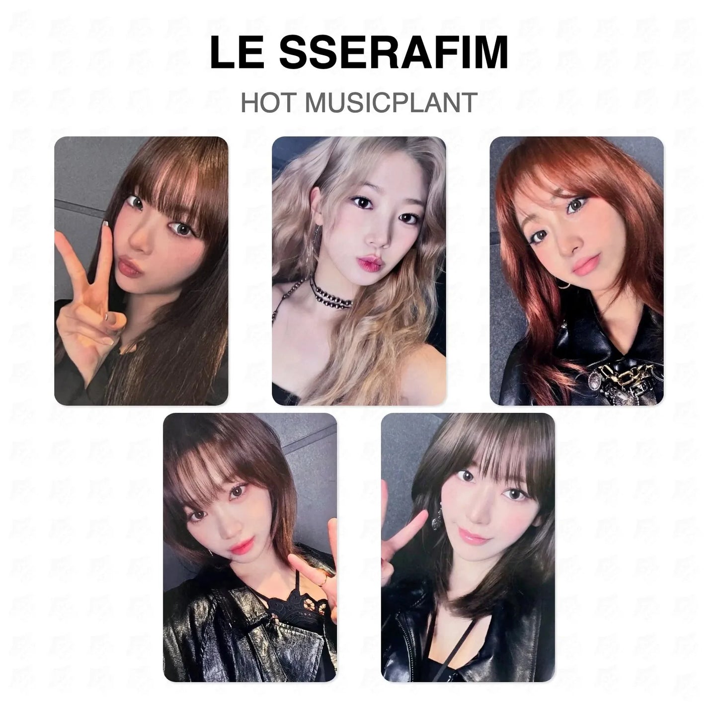 LE SSERAFIM HOT MUSICPLANT Official Photocard
