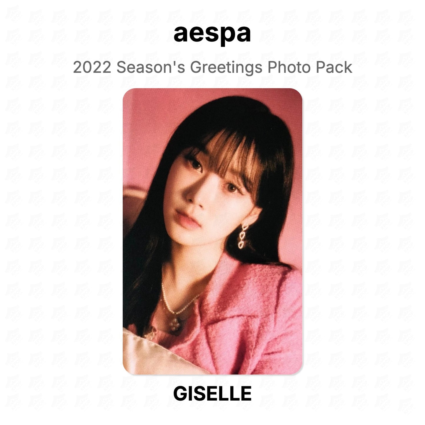 aespa 2022 Season's Greetings Photo Pack Official Photocard