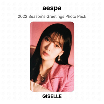 aespa 2022 Season's Greetings Photo Pack Official Photocard