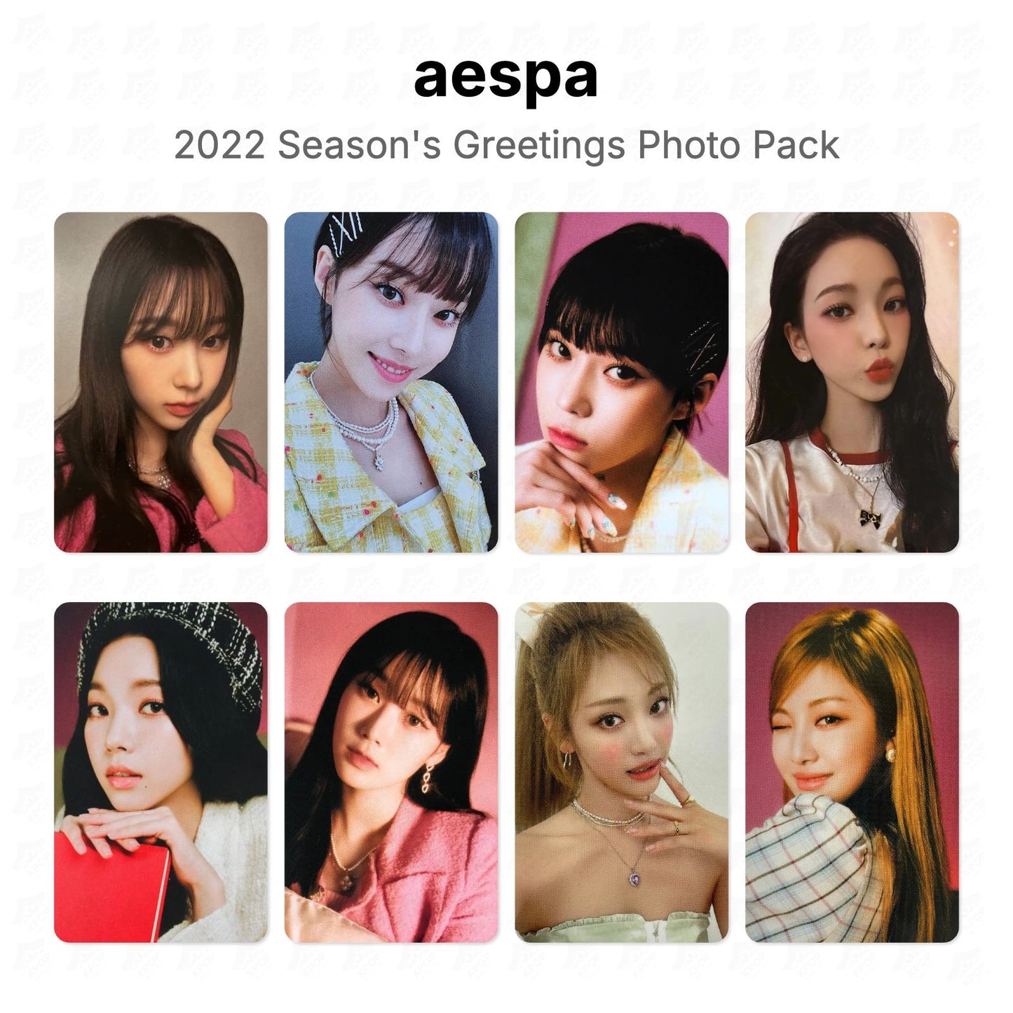 aespa 2022 Season's Greetings Photo Pack Official Photocard