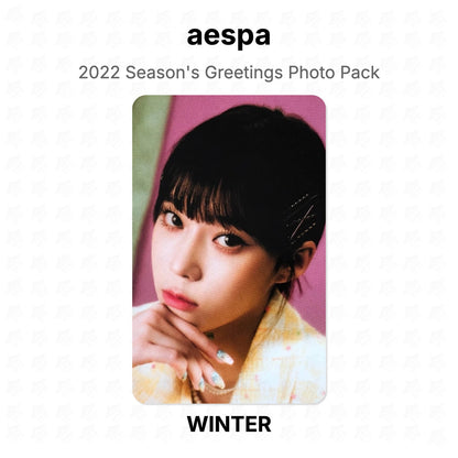 aespa 2022 Season's Greetings Photo Pack Official Photocard