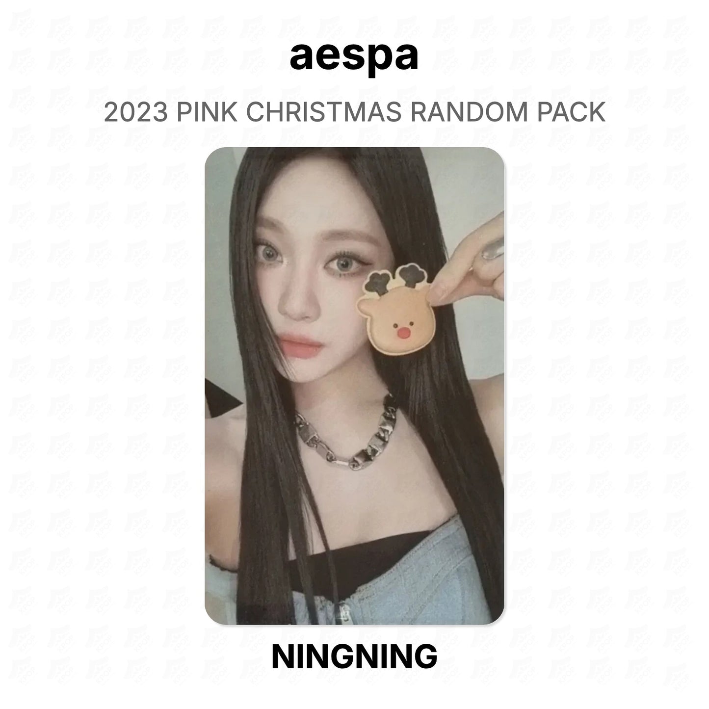 aespa 2023 PINK CHRISTMAS RANDOM PACK Official Photocard
