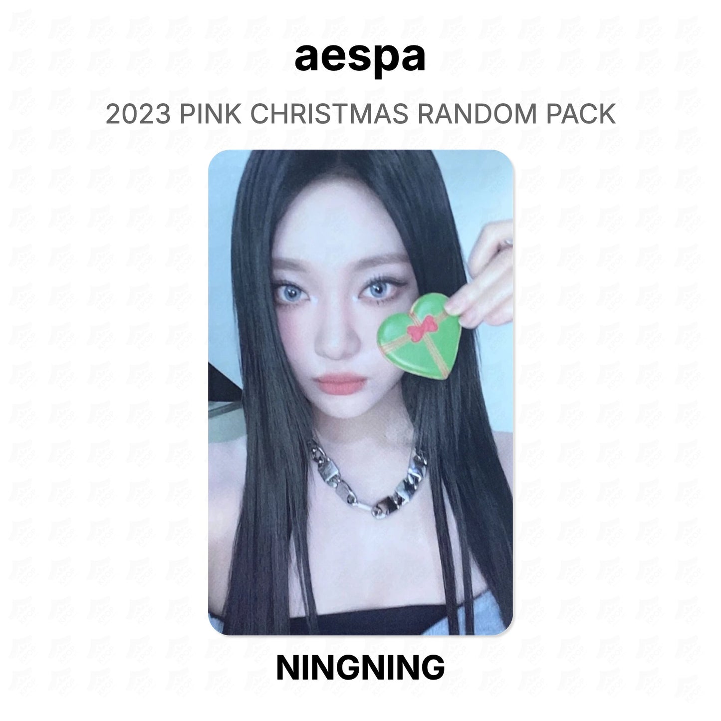aespa 2023 PINK CHRISTMAS RANDOM PACK Official Photocard
