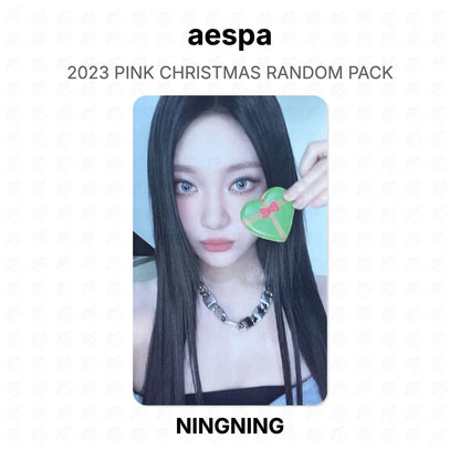 aespa 2023 PINK CHRISTMAS RANDOM PACK Official Photocard