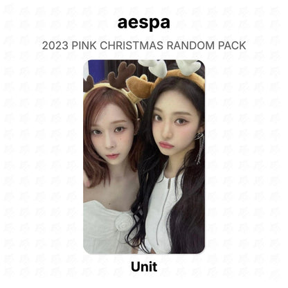 aespa 2023 PINK CHRISTMAS RANDOM PACK Official Photocard