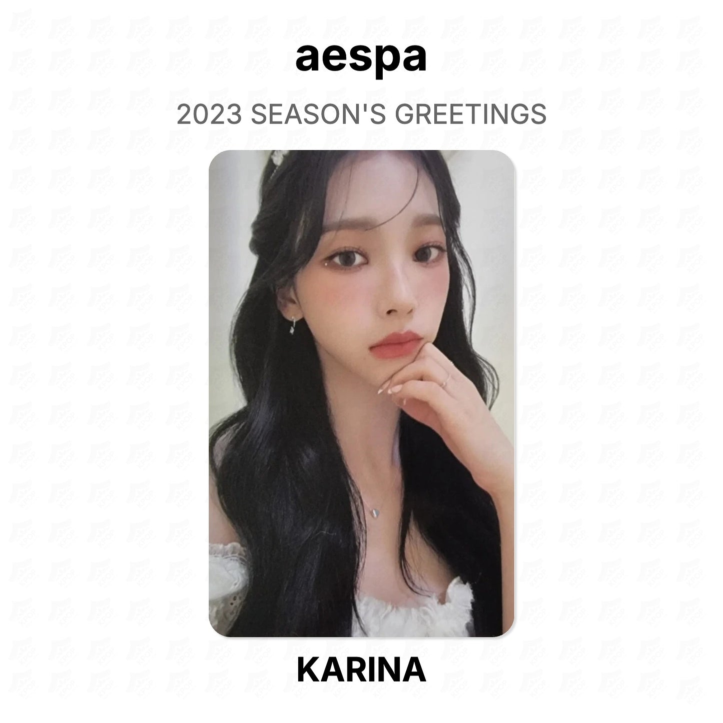 aespa 2023 SEASON'S GREETINGS Official Photocard
