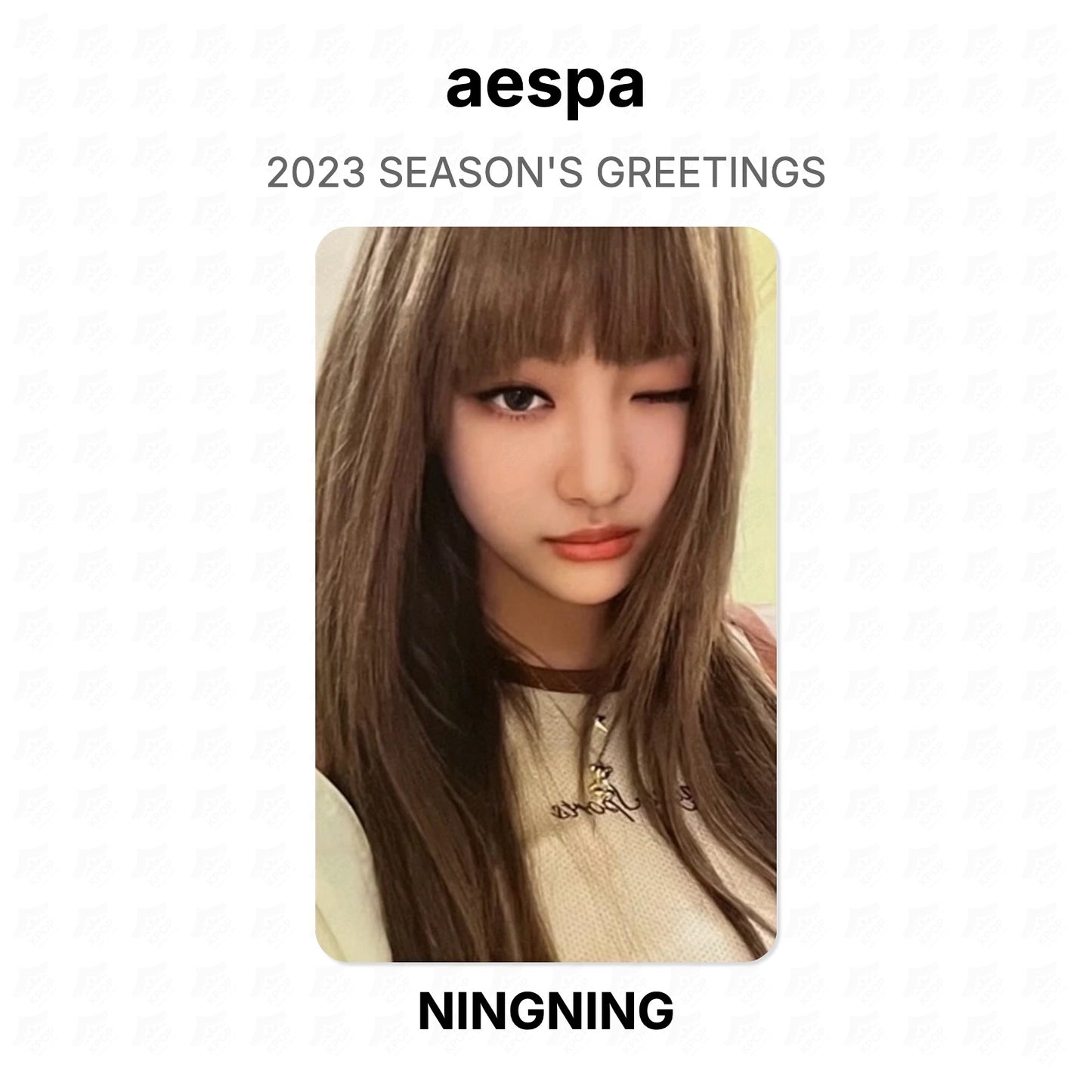 aespa 2023 SEASON'S GREETINGS Official Photocard