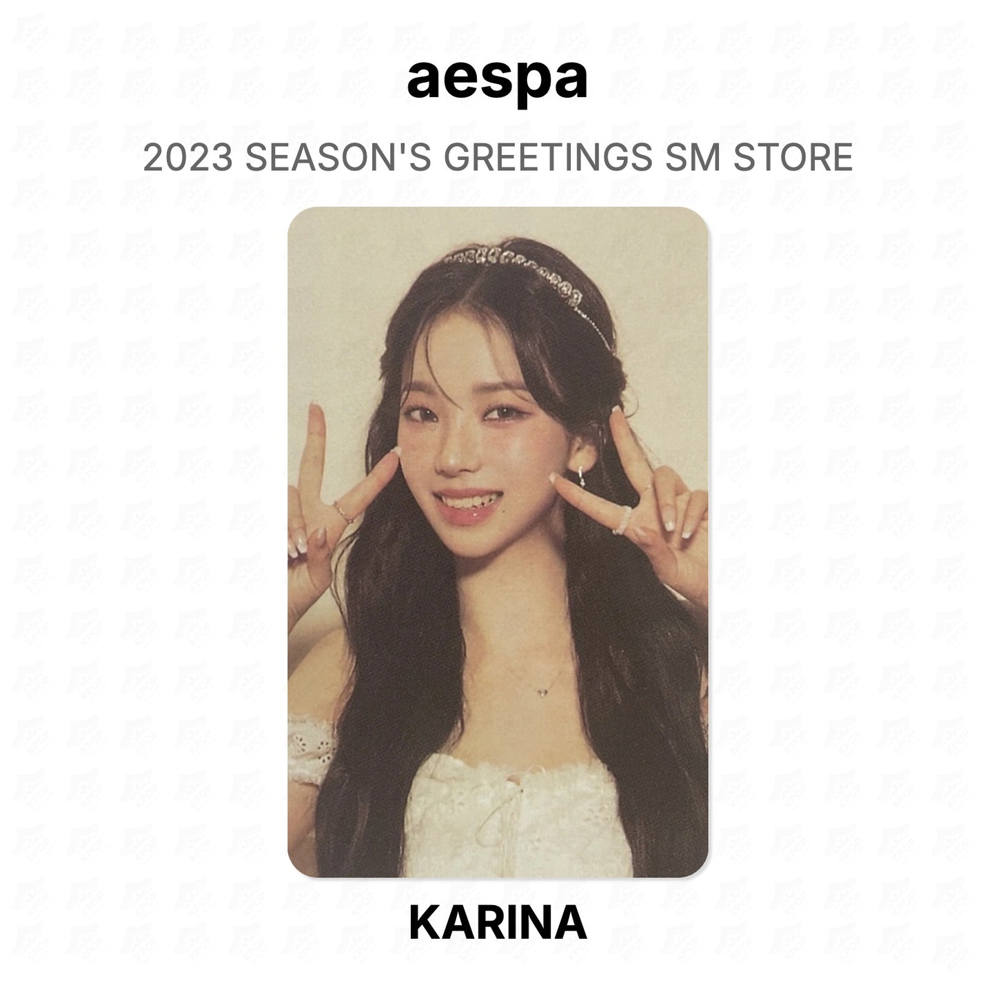 aespa 2023 SEASON'S GREETINGS SM STORE Official Photocard