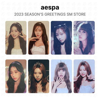 aespa 2023 SEASON'S GREETINGS SM STORE Official Photocard