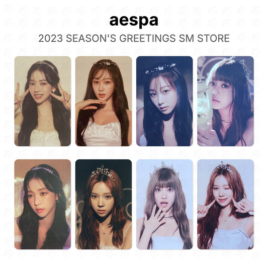 aespa 2023 SEASON'S GREETINGS SM STORE Official Photocard