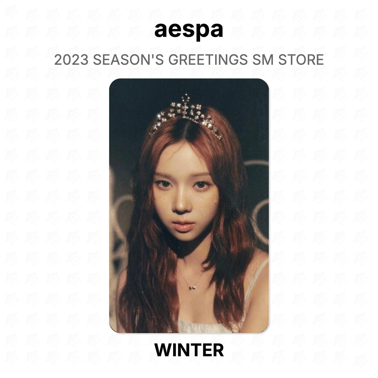 aespa 2023 SEASON'S GREETINGS SM STORE Official Photocard