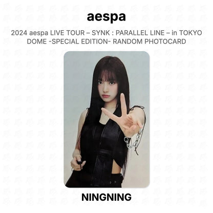 aespa 2024 aespa LIVE TOUR – SYNK : PARALLEL LINE – in TOKYO DOME -SPECIAL EDITION- RANDOM PHOTOCARD Official Photocard