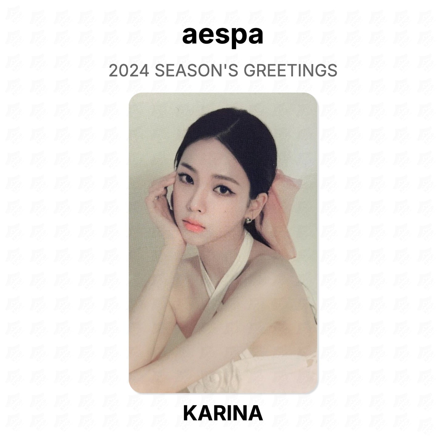 aespa 2024 SEASON'S GREETINGS Official Photocard