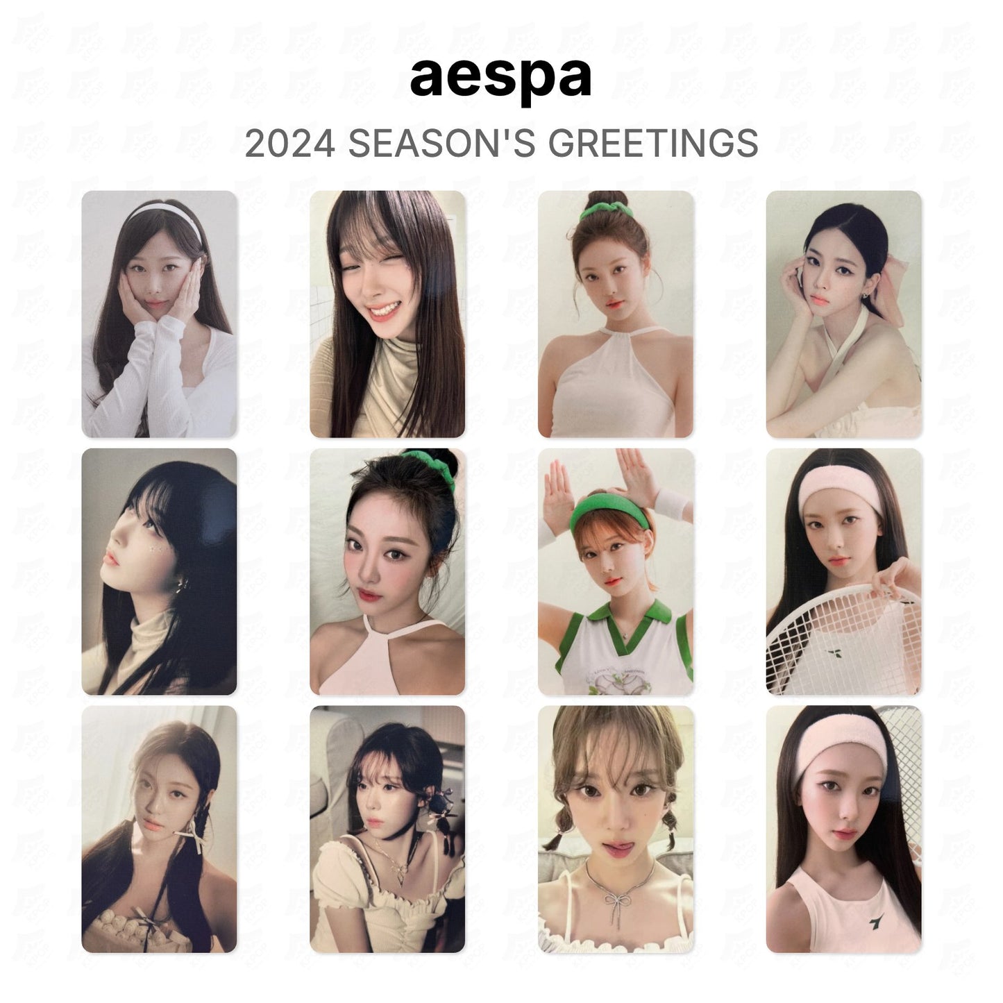 aespa 2024 SEASON'S GREETINGS Official Photocard