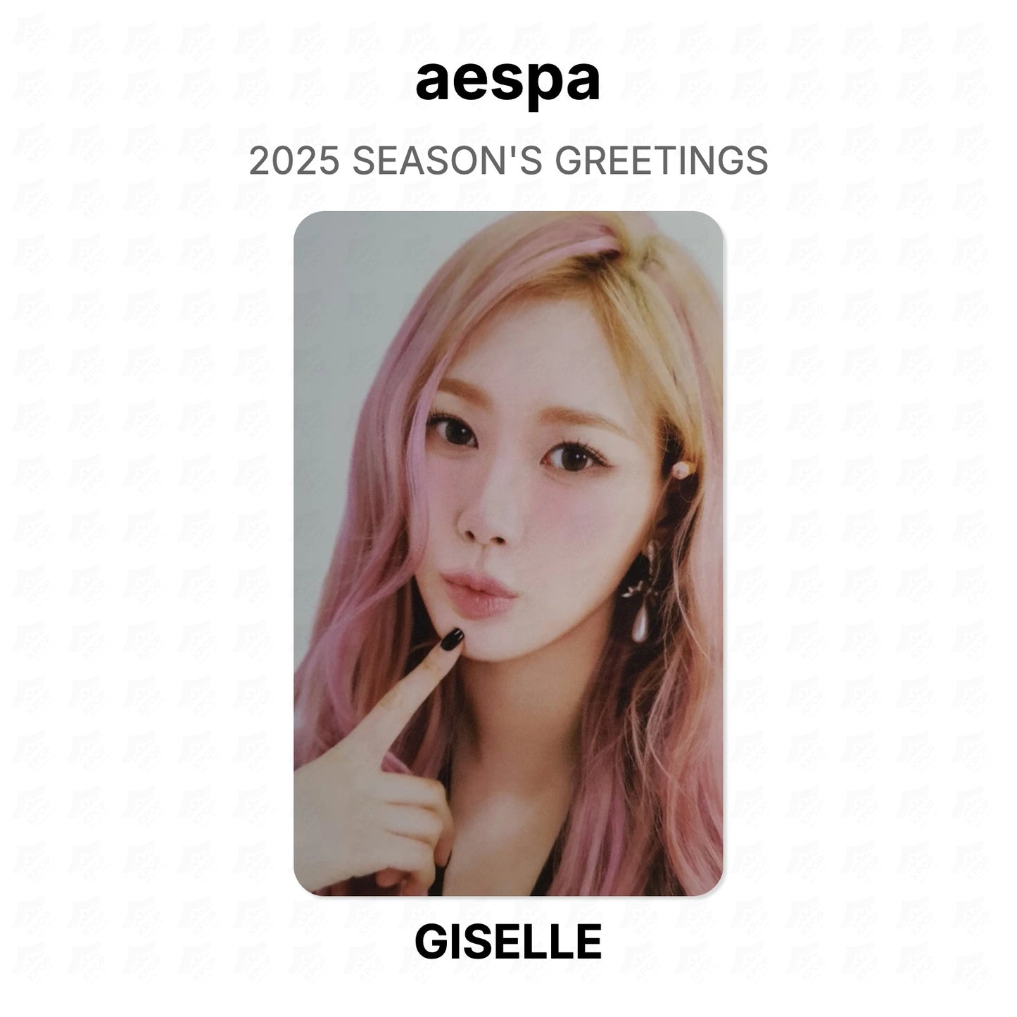 aespa 2025 SEASON'S GREETINGS Official Photocard