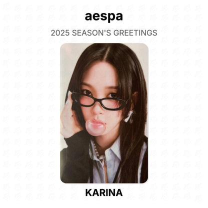 aespa 2025 SEASON'S GREETINGS Official Photocard