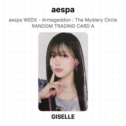 aespa WEEK - Armageddon : The Mystery Circle RANDOM TRADING CARD A Official Photocard