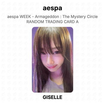 aespa WEEK - Armageddon : The Mystery Circle RANDOM TRADING CARD A Official Photocard