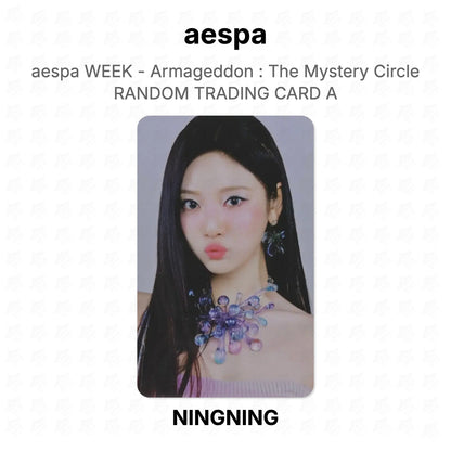 aespa WEEK - Armageddon : The Mystery Circle RANDOM TRADING CARD A Official Photocard