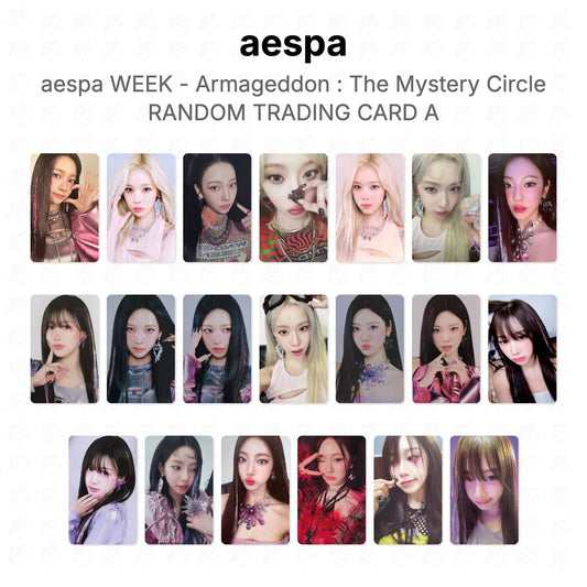 aespa WEEK - Armageddon : The Mystery Circle RANDOM TRADING CARD A Official Photocard