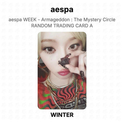 aespa WEEK - Armageddon : The Mystery Circle RANDOM TRADING CARD A Official Photocard
