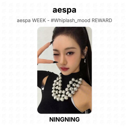 aespa WEEK - #Whiplash_mood REWARD Official Photocard