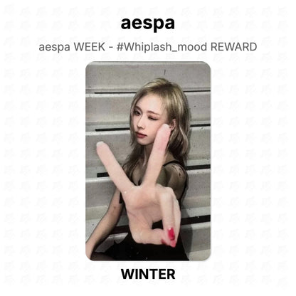 aespa WEEK - #Whiplash_mood REWARD Official Photocard