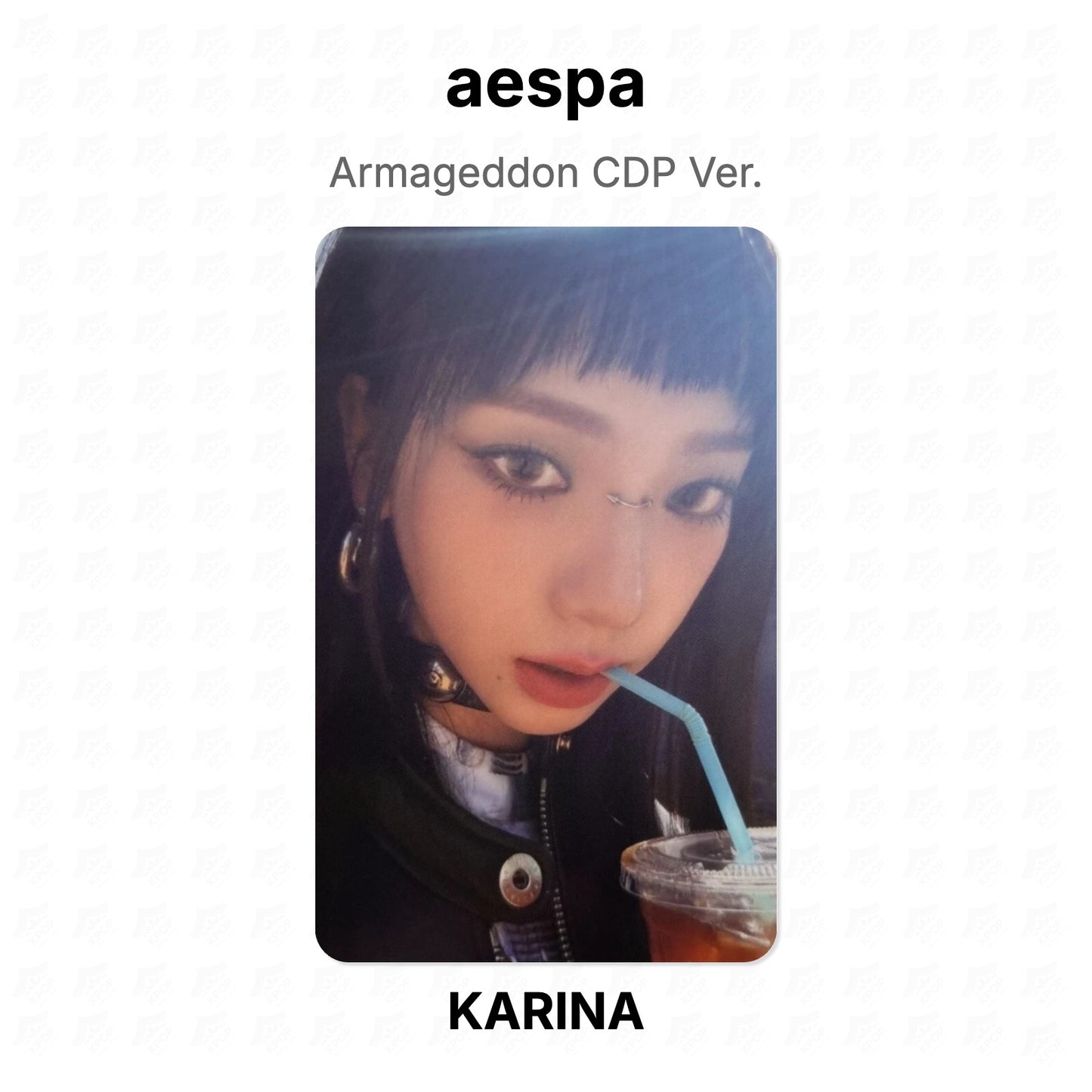 aespa Armageddon CDP Ver. Official Photocard