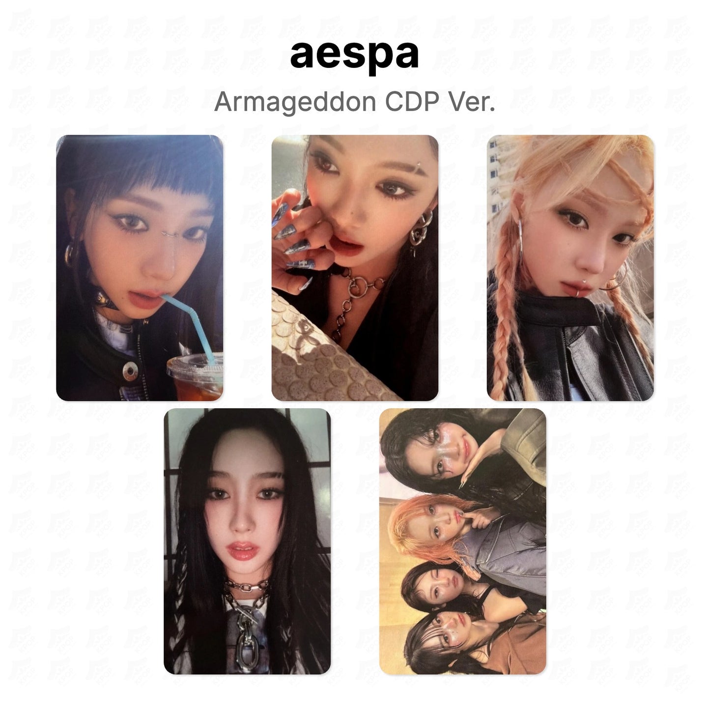aespa Armageddon CDP Ver. Official Photocard