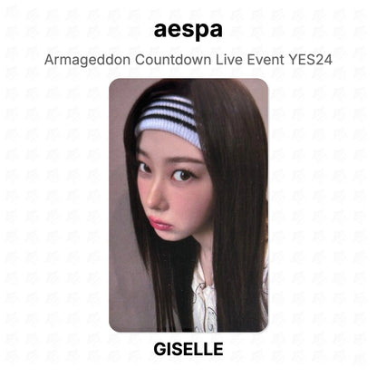 aespa Armageddon Countdown Live Event YES24 Official Photocard