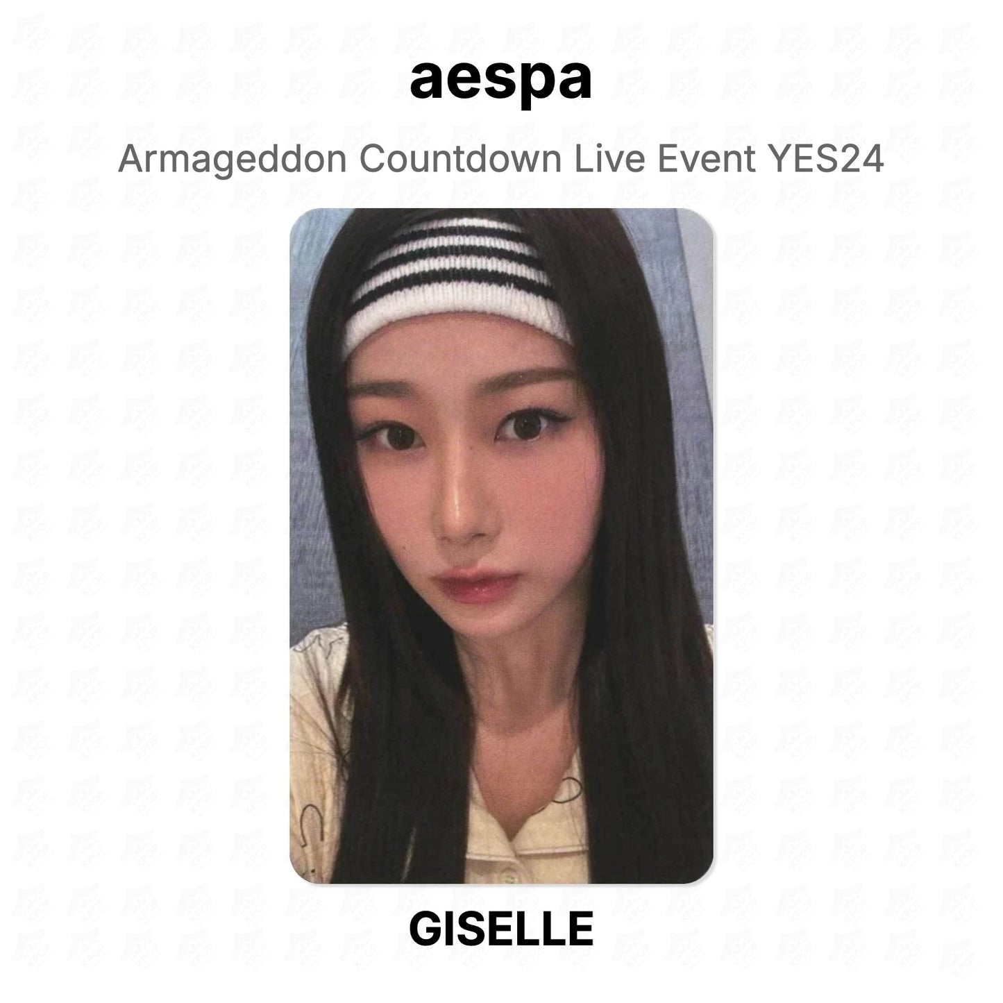 aespa Armageddon Countdown Live Event YES24 Official Photocard