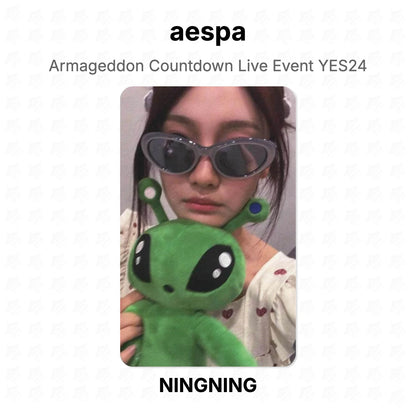 aespa Armageddon Countdown Live Event YES24 Official Photocard