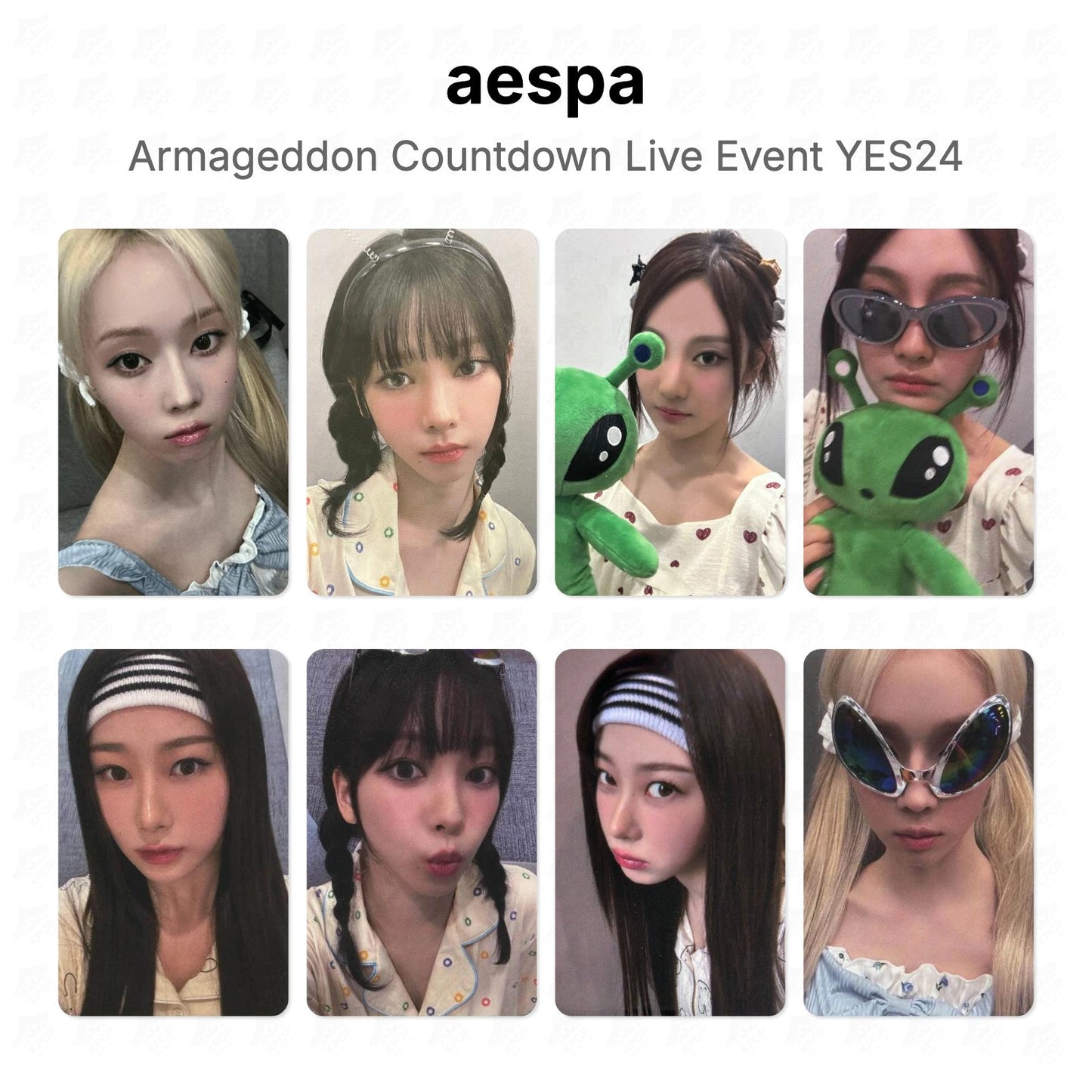 aespa Armageddon Countdown Live Event YES24 Official Photocard