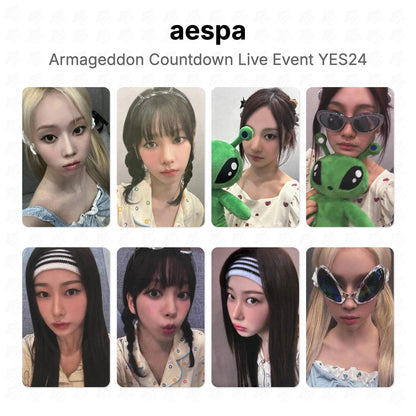 aespa Armageddon Countdown Live Event YES24 Official Photocard