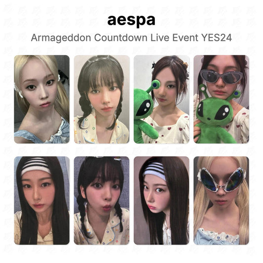 aespa Armageddon Countdown Live Event YES24 Official Photocard