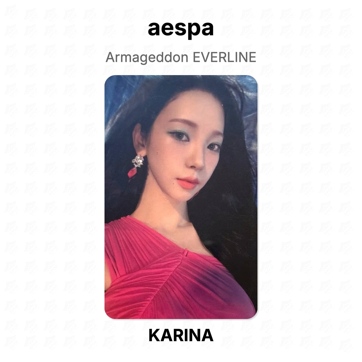 aespa Armageddon EVERLINE Official Photocard