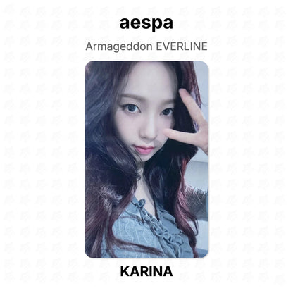 aespa Armageddon EVERLINE Official Photocard