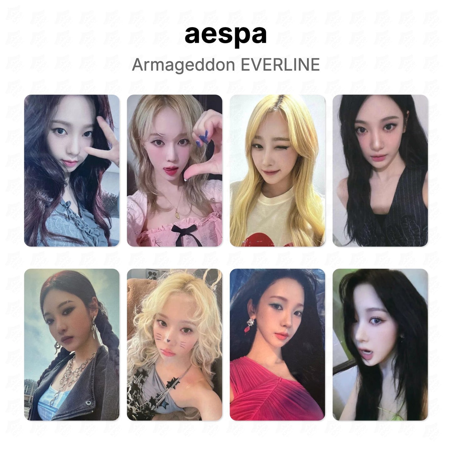 aespa Armageddon EVERLINE Official Photocard