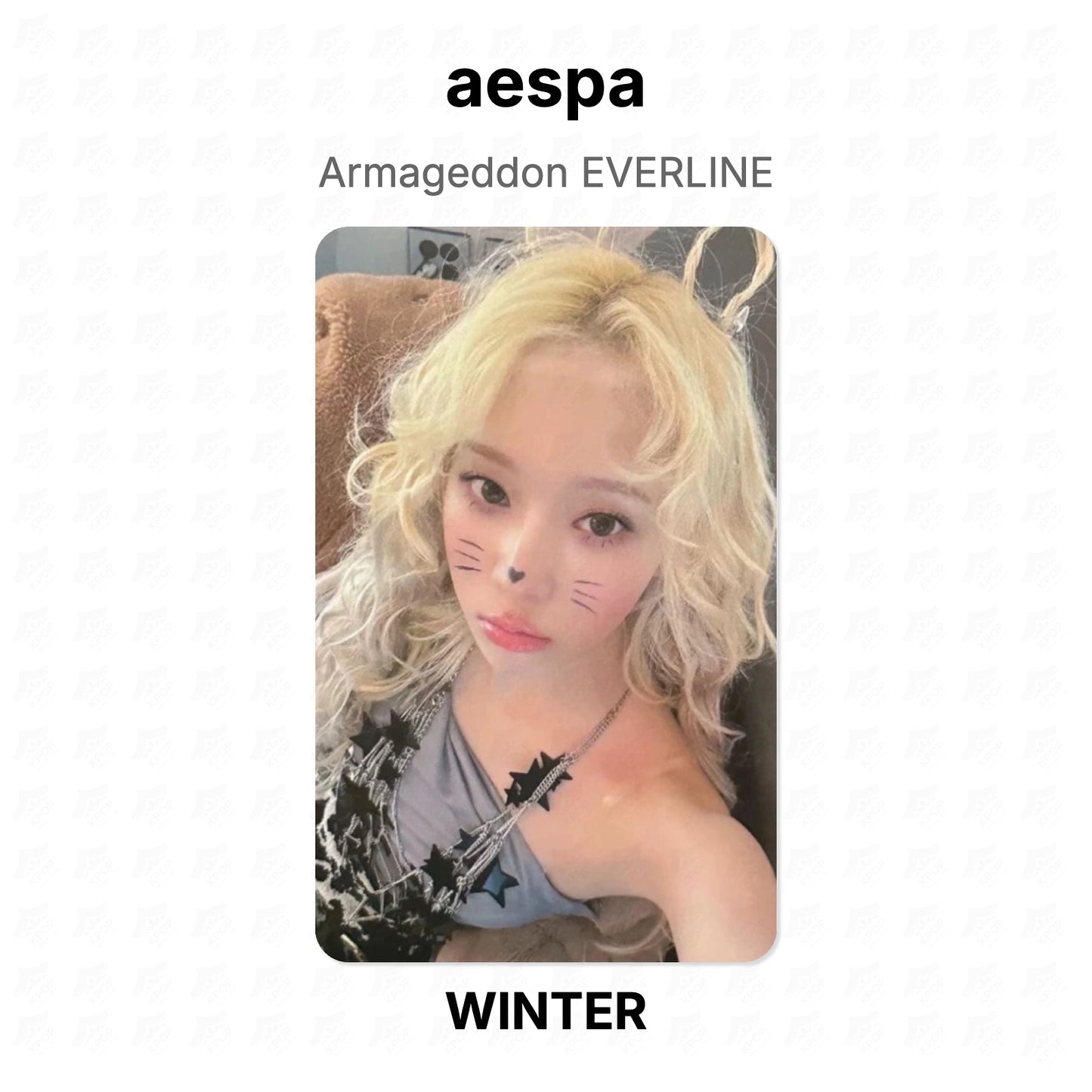 aespa Armageddon EVERLINE Official Photocard