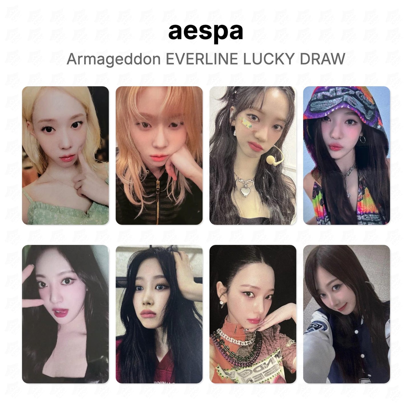 aespa Armageddon EVERLINE LUCKY DRAW Official Photocard